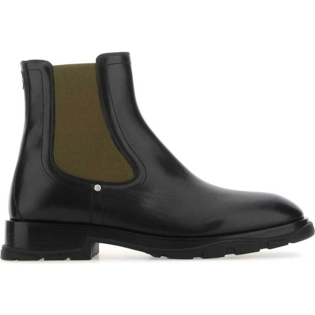 Alexander McQueen - Stack Chelsea boots - men - Calf Leather/Calf Leather/Rubber - 41 - Black