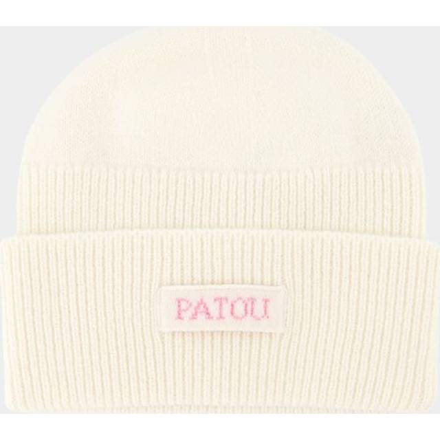 White Wool Beanie Cashmere
