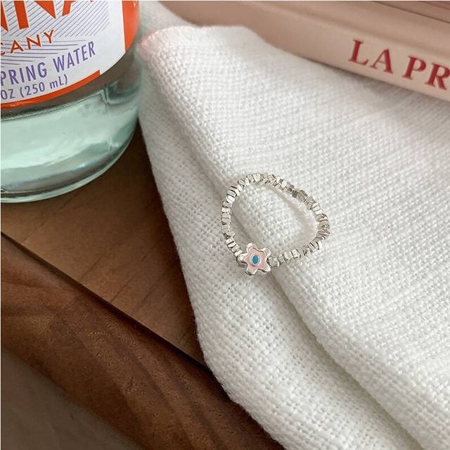 (J4118) S925 Chic Silver Bow And Heart Pearl Ring For Women Highend Fashion Accessory