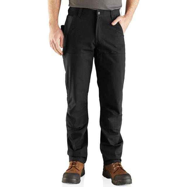 Carhartt Full Swing Steel Double Front, textile pants , color: Black , size: W36/L32