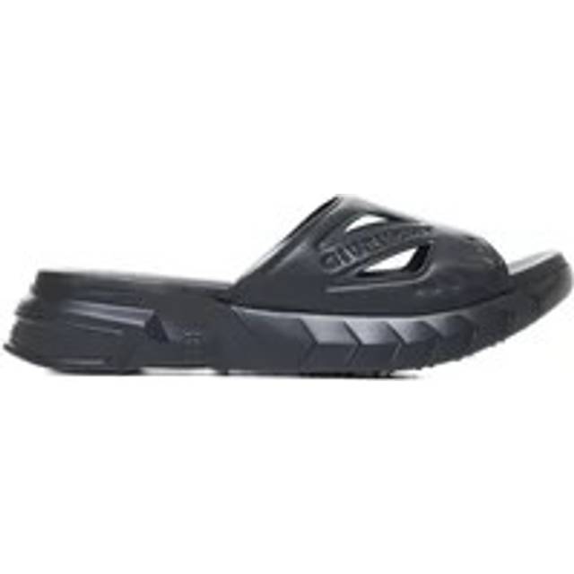 Givenchy Black Marshmallow Slides - 001-BLACK - IT 41