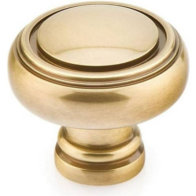 1.25 in. Norwich Cabinet Knob, French Antique Brass
