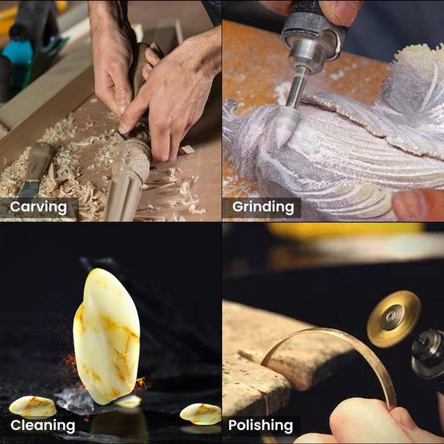 Rotary Grinder Tool Flexible Flex Shaft 0.3-6.5mm Handpiece Electric Drill Rotary Tool Electric multicolour