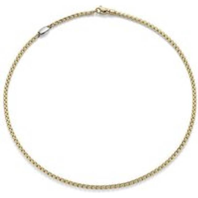 Fope Eka Tiny 18ct Yellow Gold Necklace - 43cm