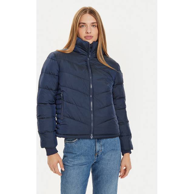 Wrangler Short Puffer Jacket Navy Size XS