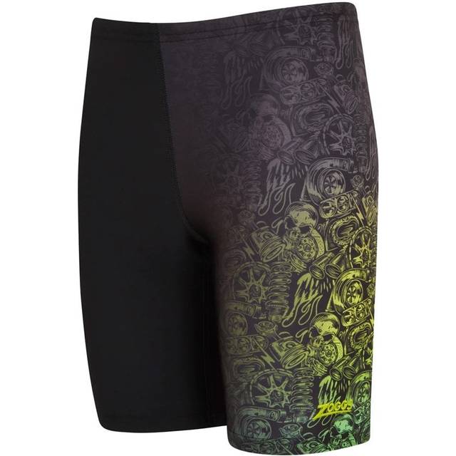 Zoggs Rumble Mid Jammer Junior Swimming Shorts - Rumble Print / 10Yr