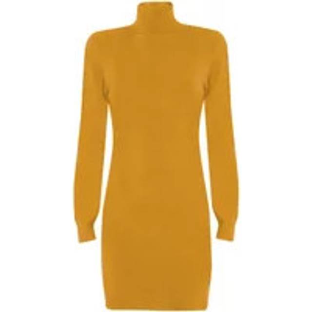 Yellow Viscose Dress - XL