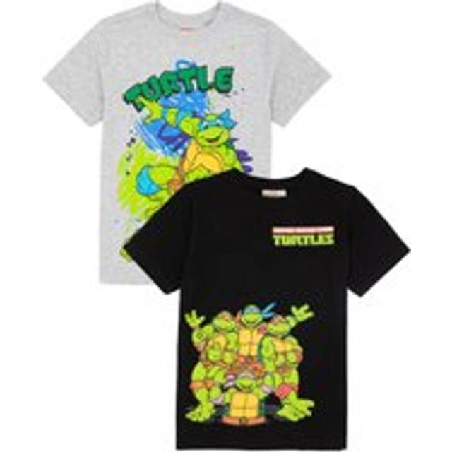 (5-6 Years) Teenage Mutant Ninja Turtles Multi-Pack of 2 Short-Sleeved T-Shirts (Boys Multicoloured)