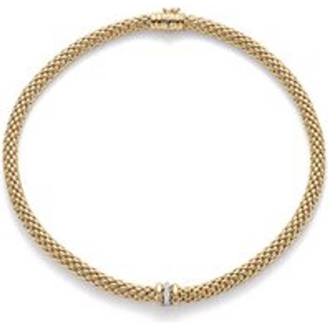 Fope Flex'It Love Nest 18ct Yellow Gold Diamond Necklace