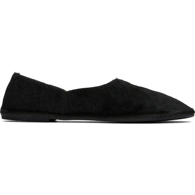 The Row Black Canal Slip On Loafers - PT PETROL - IT 35