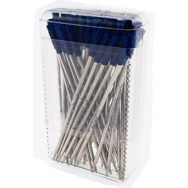 Monteverde C134BB Ballpoint Refill to Fit Cross Ballpoint Pens  Medium  Blue/Black  50 Pack