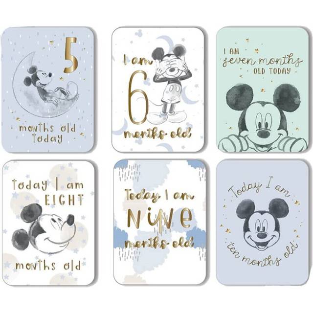 Disney mickey mouse 24 milestone cards blue