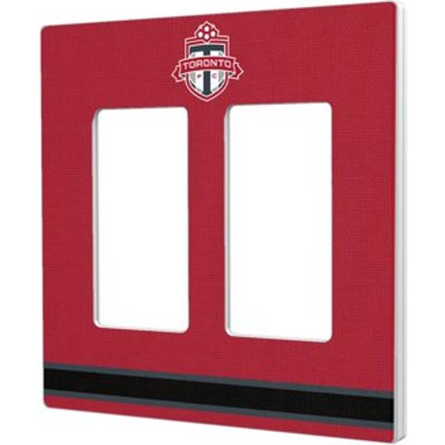 Toronto FC Stripe Design Double Rocker Lightswitch Plate - No Size