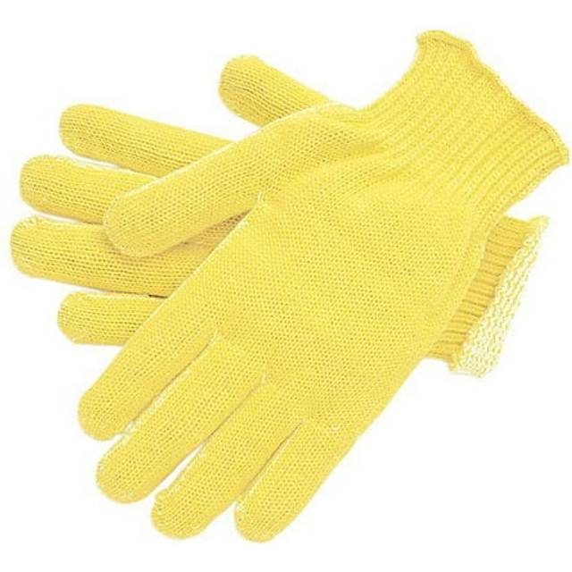 MCR Safety 127-9362L 7 Gauge Cut Pro Kevlar Work Gloves with Regular Weight Cotton Interior - Large - Pack of 12