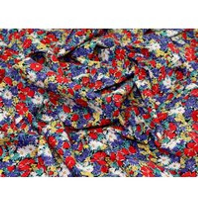 Deadstock Sea Island Cotton Voile Fabric Red