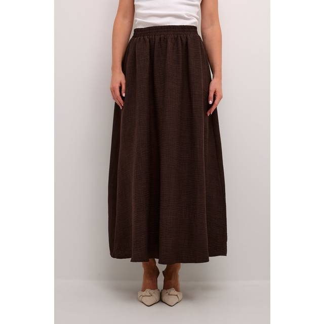 Ellen Side Pocket Skirt - Java Cc - Danish brand KAFFE has been offering timeless collections adorned with feminine details since 1993. The label offers a range of versatile, minimalistic styles that look and feel great, making your daily edit stylish and effortless.