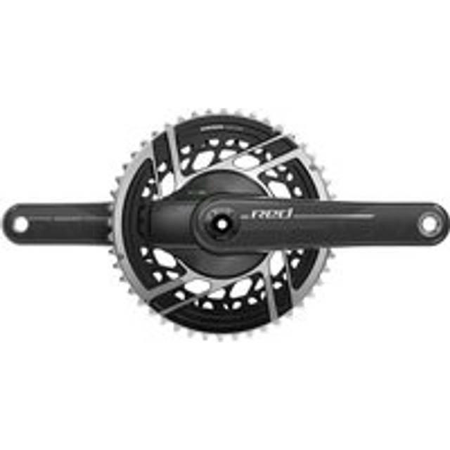 Sram Red E1 DUB 2x Effektmätare Vevparti 165 mm, 46/33T (165 mm)