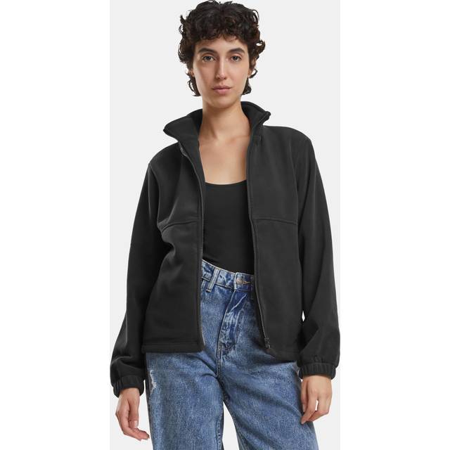 Urban Classics Ladies Double Polar Fleece Jacket Fleece Jacket black - XXL