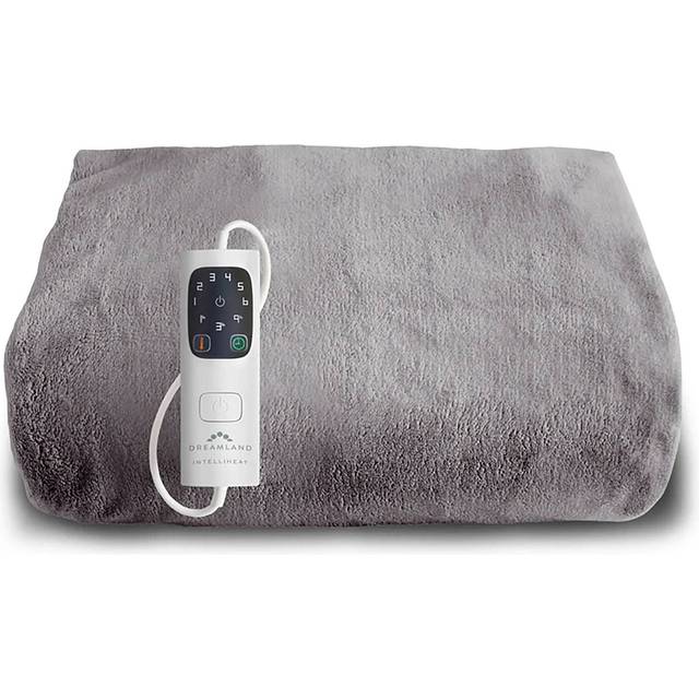 Dreamland Intelliheat Warming Throw - Grey