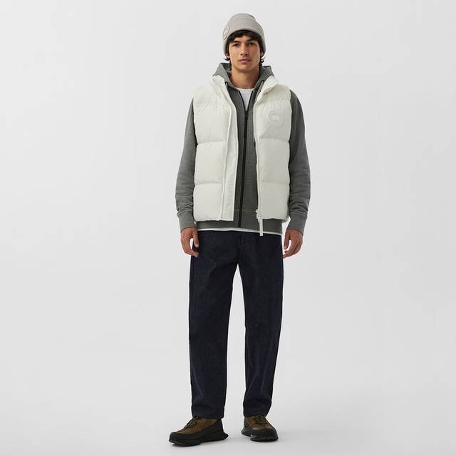 Canada Goose Lawrence Puffer Vest White Disc (Men, Northstar White, XL) (XL)