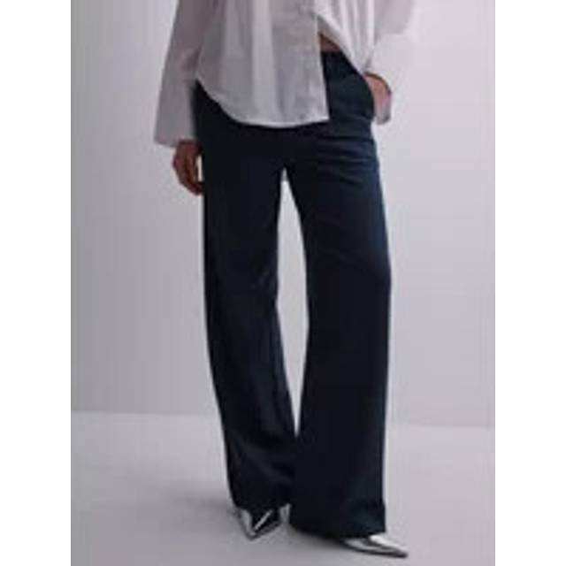 Object - Byxor objLisa Wide Pant - Blå