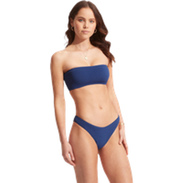 Seafolly - Women's Sea Dive High Cut Pant - Bikini bottom size 14, black