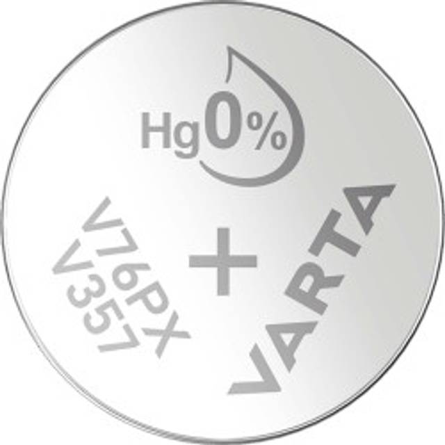 Silver-Oxidbatteri SR44 | 1.55 V DC | 155 mAh | 1-Blister | Klocka | Silver