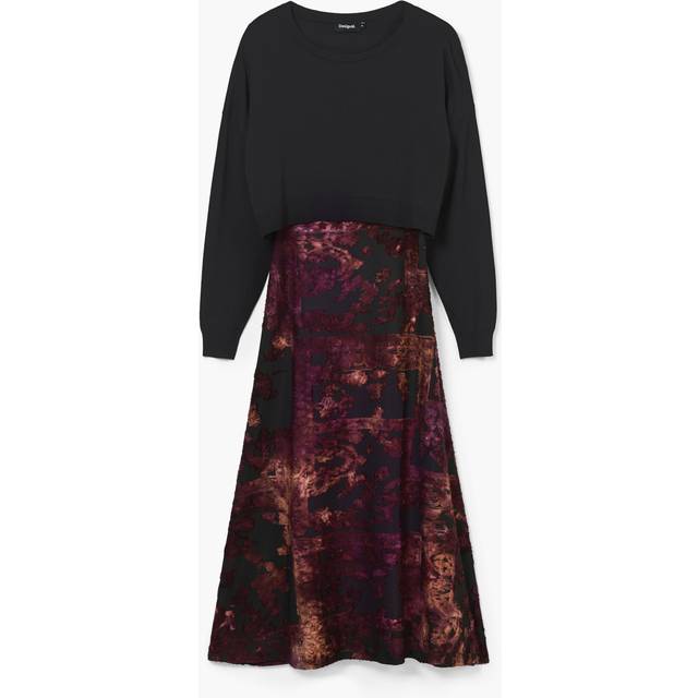 Women's shirt dress Desigual Rosy - Rouge