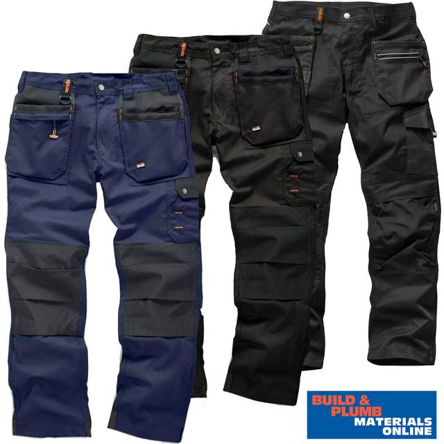 (34S) Mens Safety & Workwear Trade Flex Trouser Black