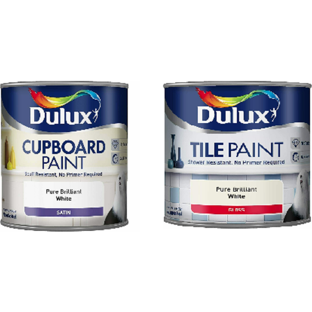 Dulux Tile Paint 600ml Pure Brilliant White