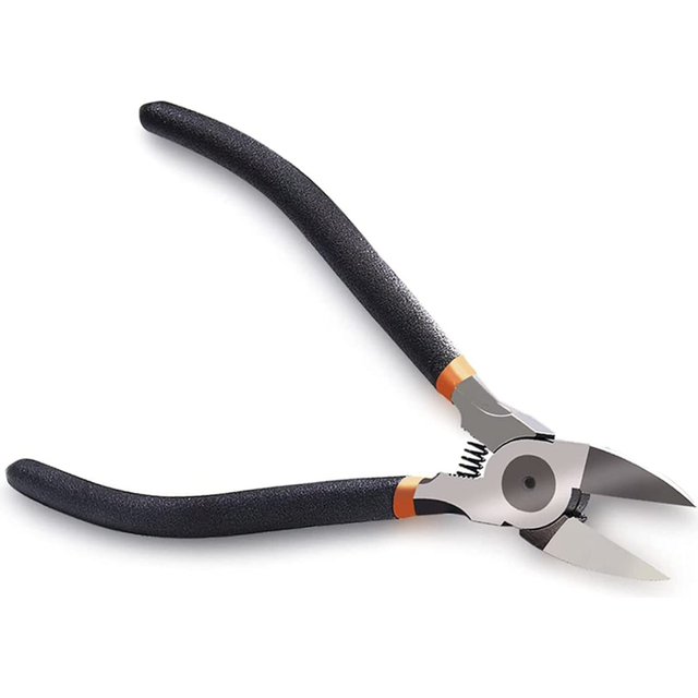 Precision wire cutter, 6 inch wire flush cutters ultra sharp side cutter clipper