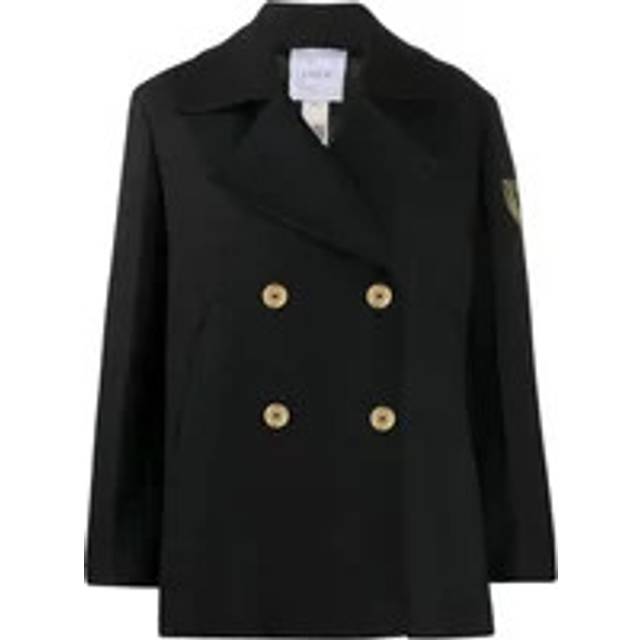 Patou, Jacka, Dam, S, Svart Ull Peacoat Dubbelknäppt Jacka - black (S)