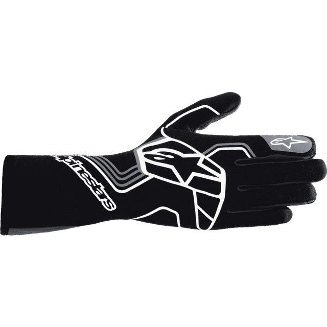 Alpinestars Tech-1 Race V4 Gloves Black Tar Gray
