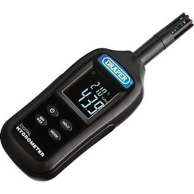 Draper 12444 Handheld Digital Hygrometer-Humidity&Temp Meter 0-100...