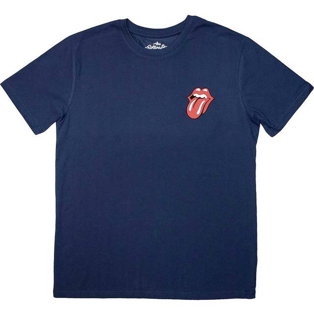(S, Blue) The Rolling Stones Mini Classic Tongue T Shirt