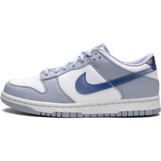 (GS) Nike Dunk Low 'Next Nature Blue Whisper Iridescent' FJ4668-400 - Blue Whisper/Hyper Royal/Green Abyss - 7Y