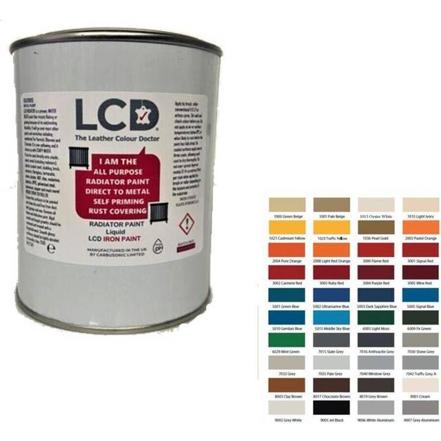 Radiator paint satin poly-enamel easy to use quick dry heat resistant for metals