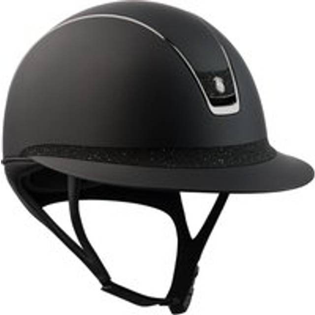 Riding helmet Samshield Custom Miss Shadowmatt Crystal Fabric 2.0 - Noir