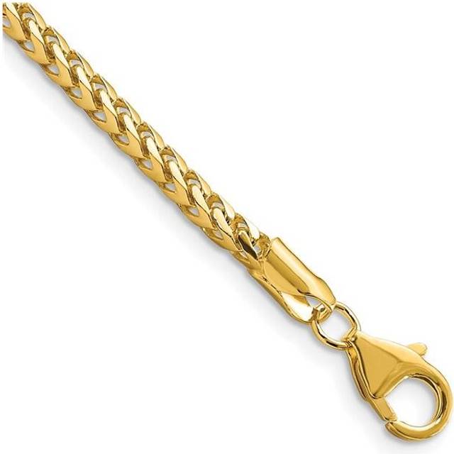14K Yellow Gold 3 mm Franco Chain 8 in. Bracelet