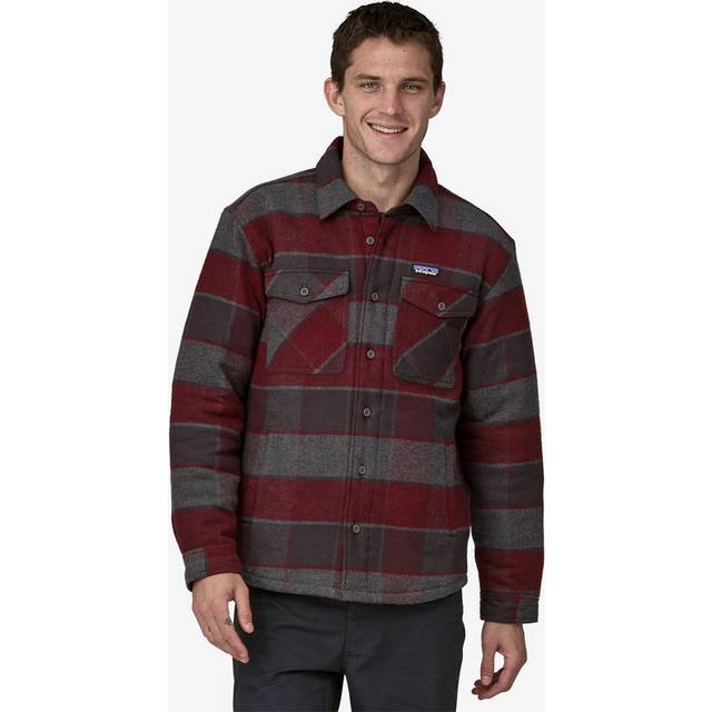 Patagonia Men's Lightweight Insulated Fjord Flannel Shirt - Skjorta - Herr William: Ink Black XL