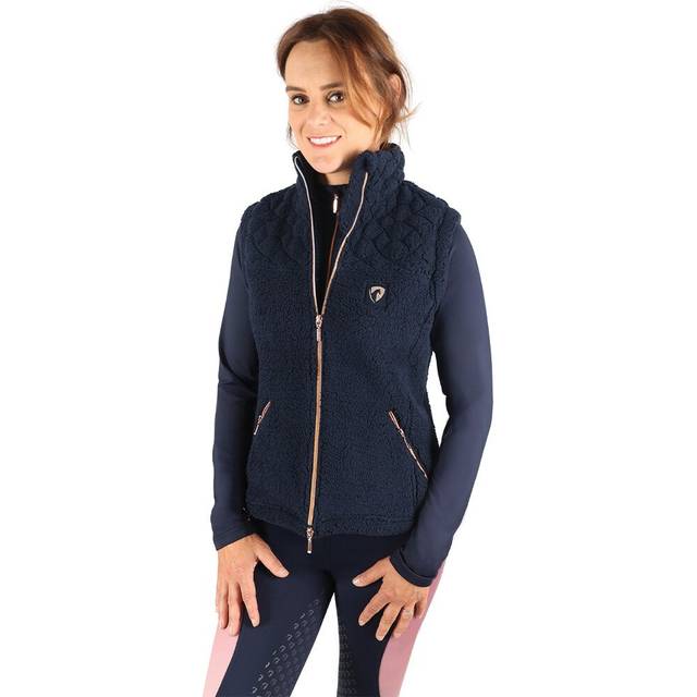 (XS, Navy) Hy Womens/Ladies Elevate Teddy Fleece Gilet