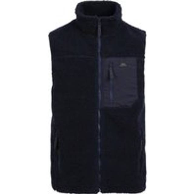 (M, Navy) Trespass Mens Buckless Fleece Gilet