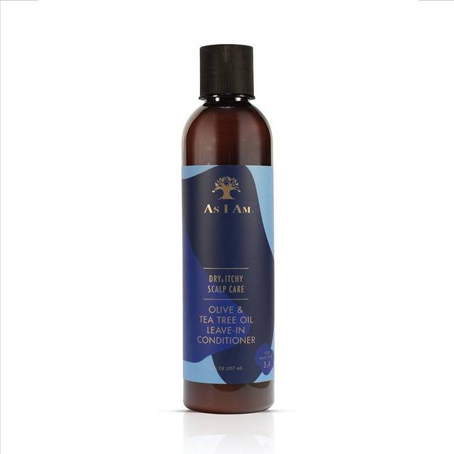 As I Am Dry & Itchy Scalp Care Leave In Conditioner - 8 ounce - Enriched with Olive oil  Tea Tree Oil and Peppermint Oil