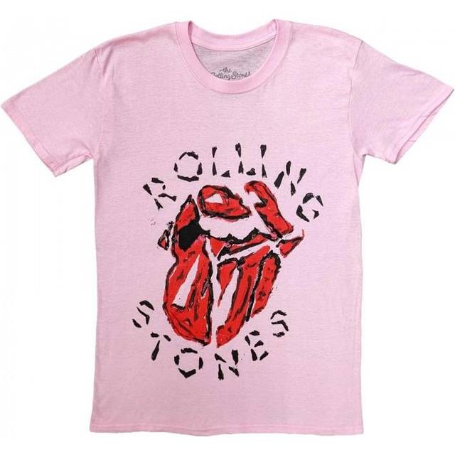 Hackney Diamonds Tongue T-Shirt - Pink - S