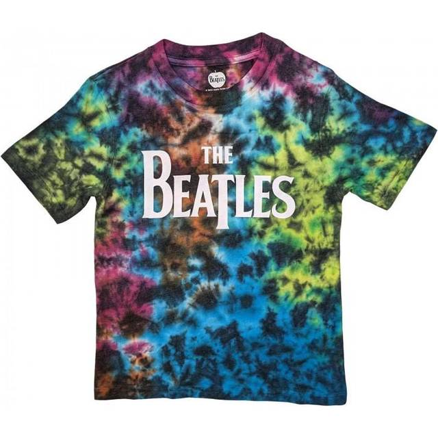(1-2 Years, Grey/Multicoloured) The Beatles Childrens/Kids Drop T Logo Dip Dye T-Shirt