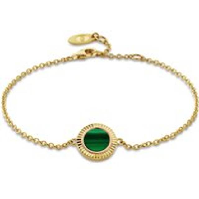 Clogau Reflections of Padarn Gold and Malachite Bracelet