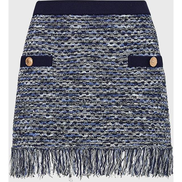 Milly Kali Tweed Wool-Blend Skirt