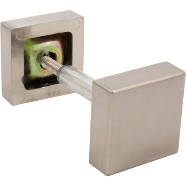 "Square Handleset Hole Cover  1 Inch x 1 Inch  Fits Doors 1-3/8"""" to 2-"
