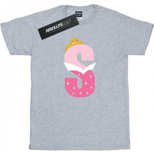 Alphabet S Is For Sleeping Beauty T-Shirt - Grey