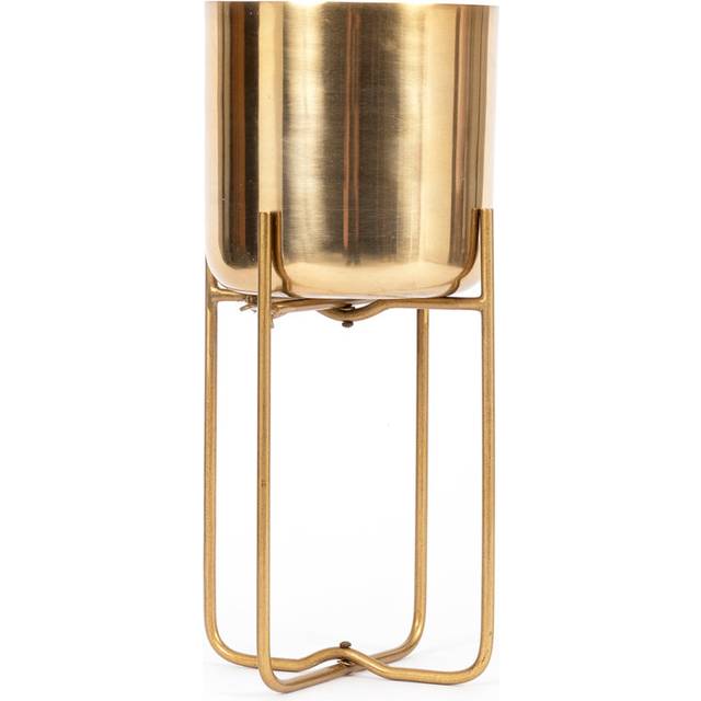 Balasingam Pot Planter - Brass (42 cm H x 20 cm W x 20 cm D)